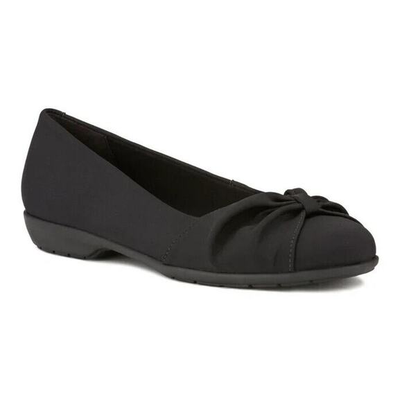 NEW Walking Cradles Fall Black Stretch Ballet Flats Women's 7 Narrow - Picture 1 of 8
